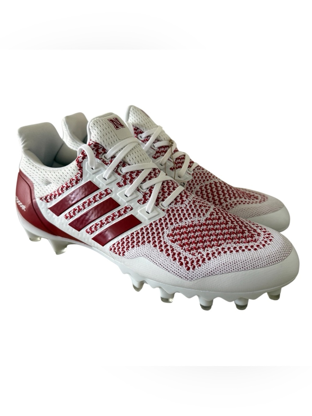 Adidas Ultraboost PE Issue Football Cleats Nebraska Cornhuskers KJ6024 Mens 12